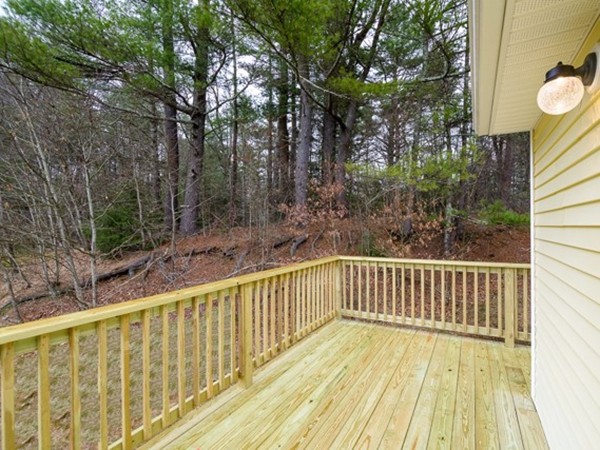 93 Apple Road Brimfield, MA 01010 - Photo 15 of 15 a view of balcony with wooden floor