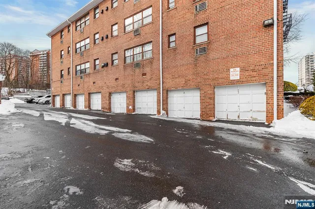 a front view of a building