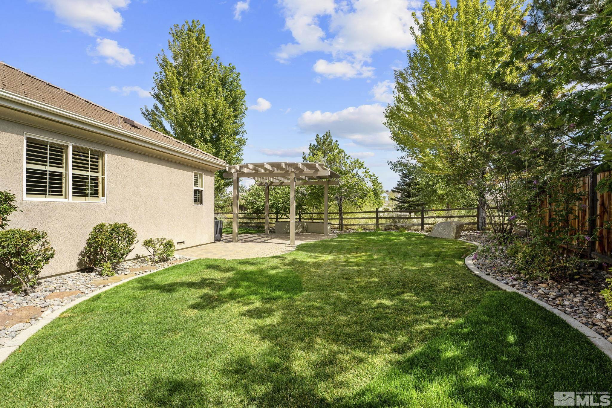8150 Willow Ranch Trail Reno, NV 89523 - Photo 27 of 32 a view of a backyard with a garden