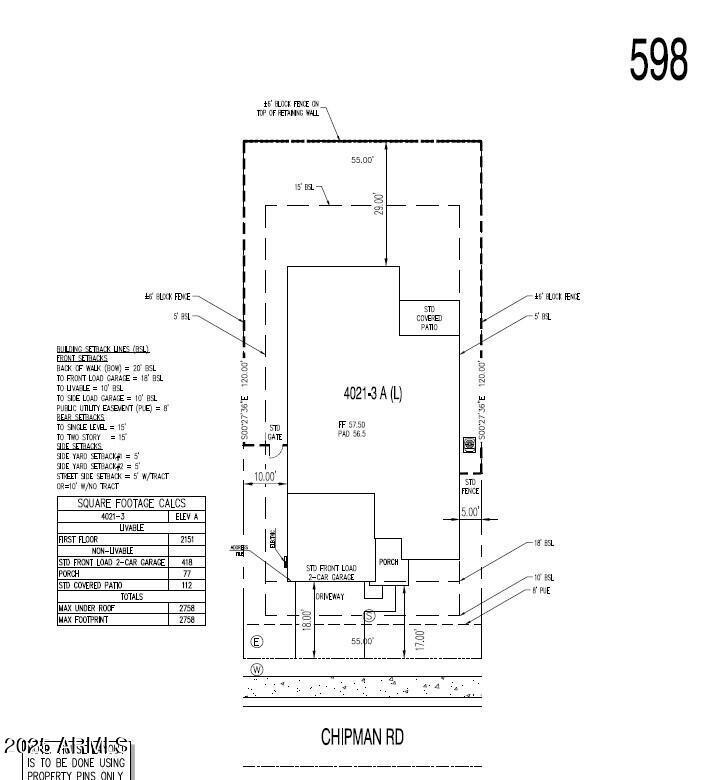 25468 West Chipman Road Buckeye, AZ 85326 - Photo 2 of 19 Plot Plan