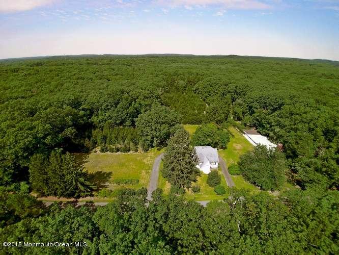 9 Brookside Road Millstone Township, NJ 08510 - Photo 6 of 10 a view of a lush green field with lots of trees in it