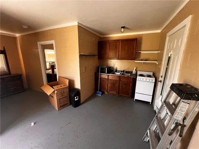 a room with furniture and a window