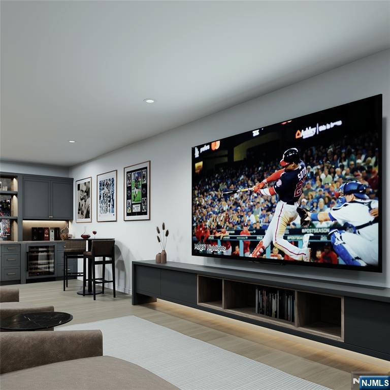 35 Feldman Court Paramus, NJ 07652 - Photo 19 of 24 a living room with lots of furniture and a fireplace