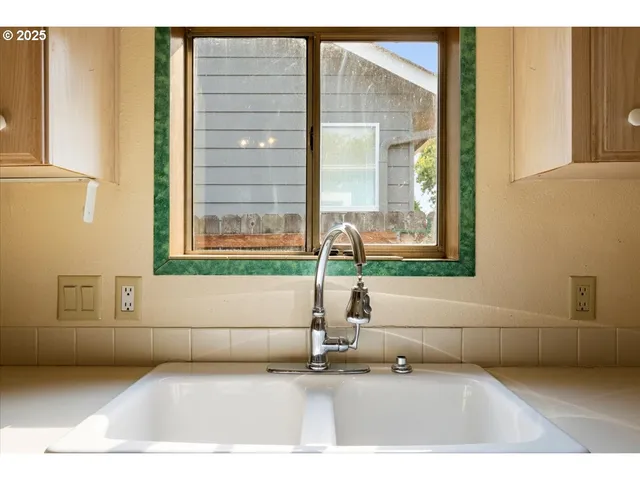 a view of a living room and a window