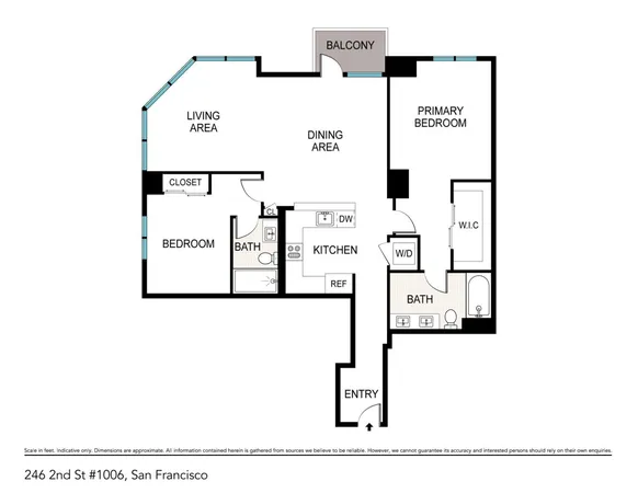 $6,000 | 246 2nd Street, Unit 1006, San Francisco, CA 94105