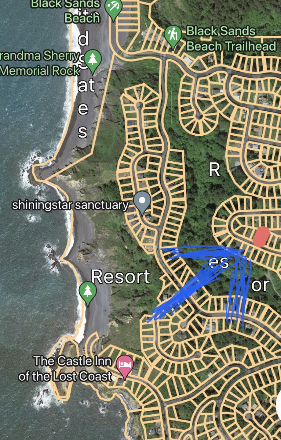 451 Spring Road Shelter Cove, CA 95589 - Photo 7 of 29 Map