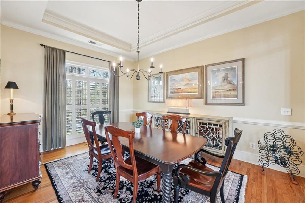 29 Red Trillium Ridge Big Canoe, GA 30143 - Photo 23 of 76 a view of a dining room with furniture window and wooden floor