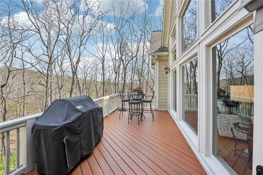 29 Red Trillium Ridge Big Canoe, GA 30143 - Photo 54 of 76 a view of balcony with furniture