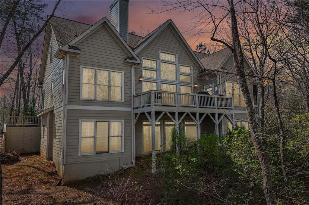 29 Red Trillium Ridge Big Canoe, GA 30143 - Photo 72 of 76 a front view of a house with a yard