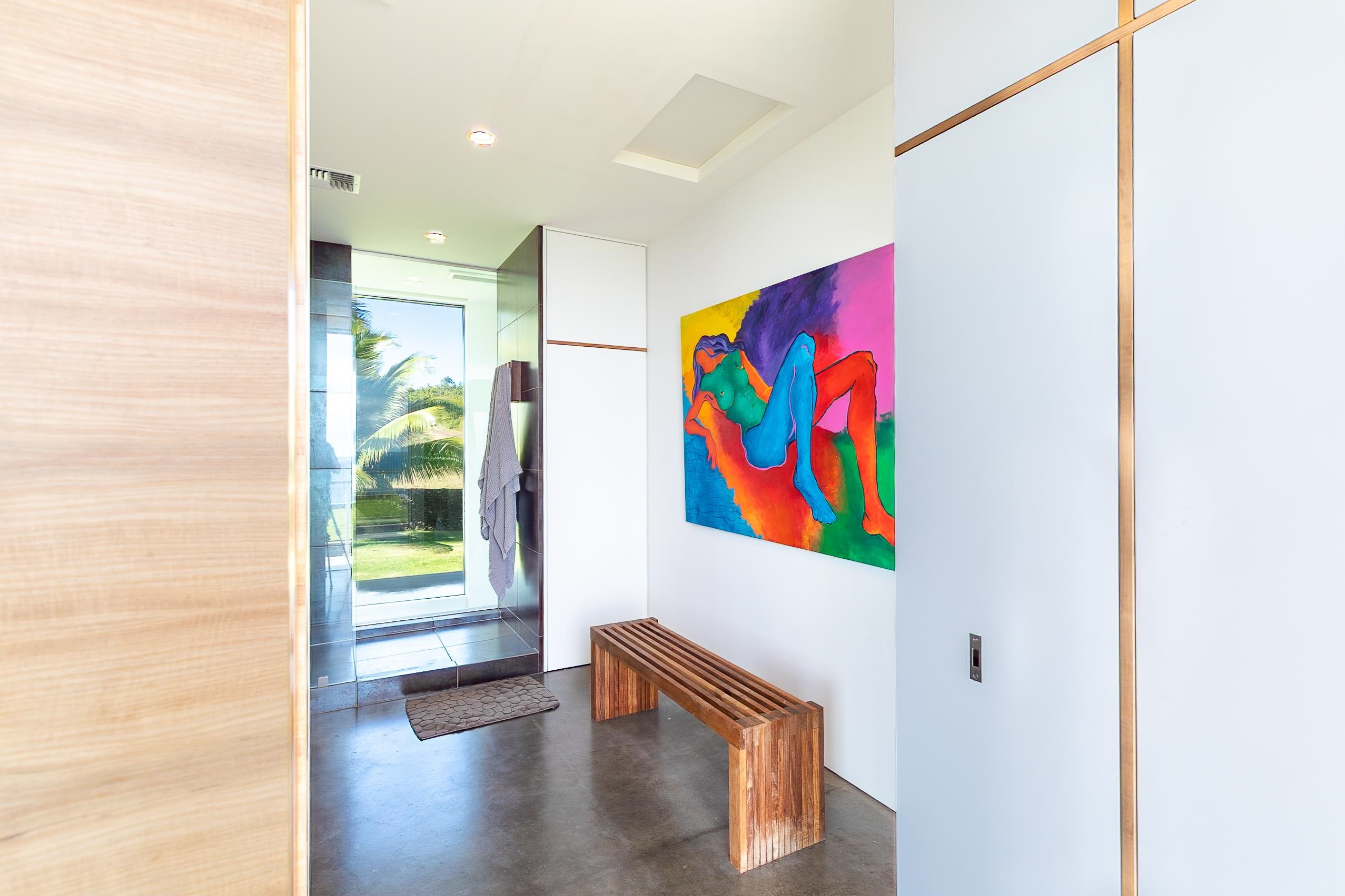 454 Hoolawa Road Haiku, HI 96708 - Photo 14 of 43 a view of an entryway with wooden floor