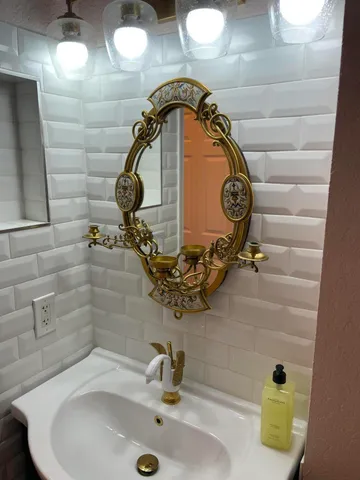 a bathroom with a sink