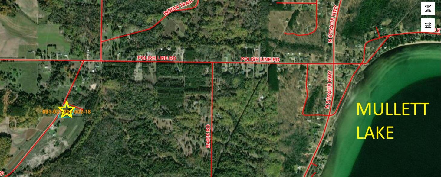 3201 Indian Trail Road Cheboygan, MI 49721 - Photo 3 of 9 3201 Indian Trail Rd-aerial 2