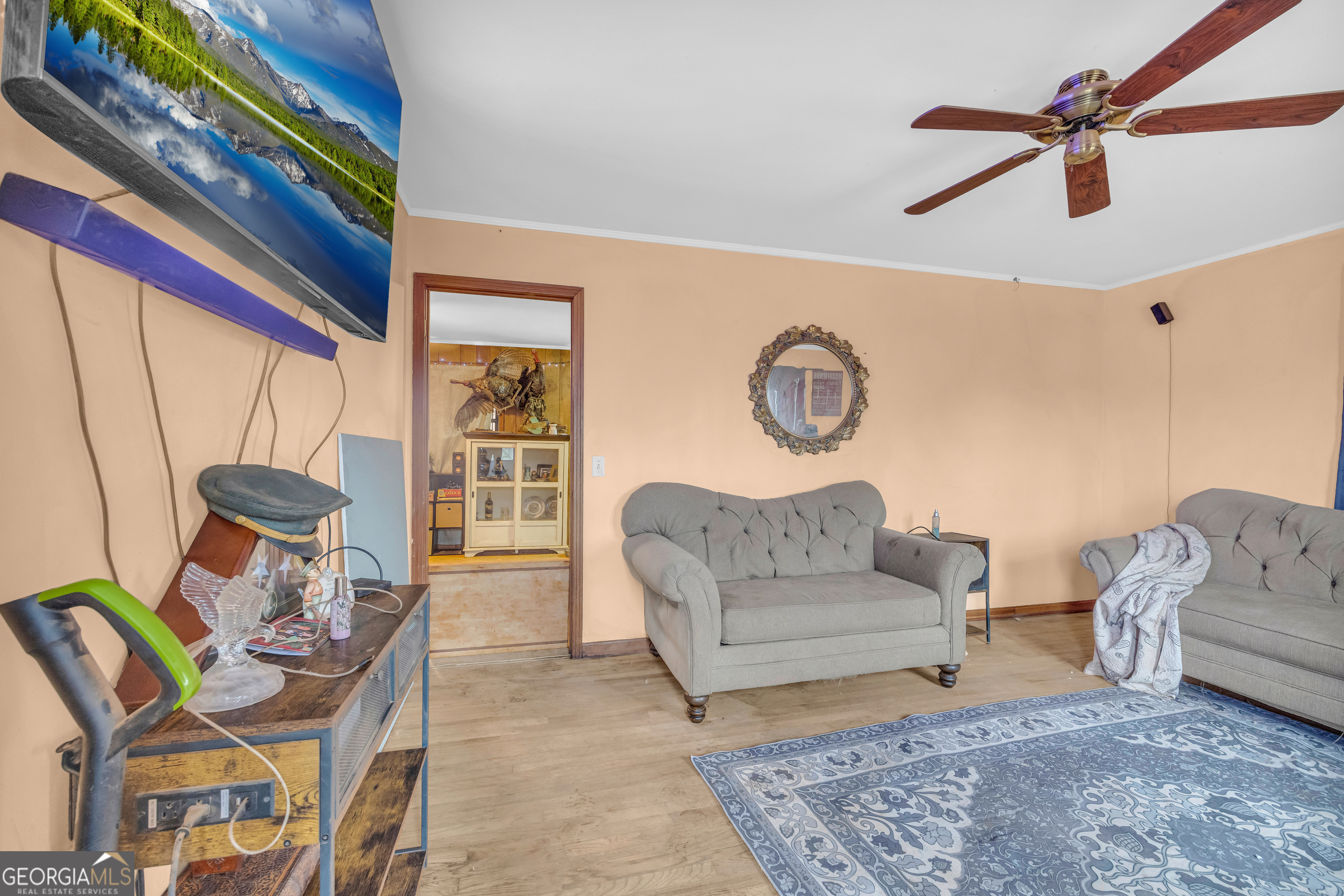 787 Parham Town Road Bowman, GA 30624 - Photo 26 of 49 a living room with furniture and a window