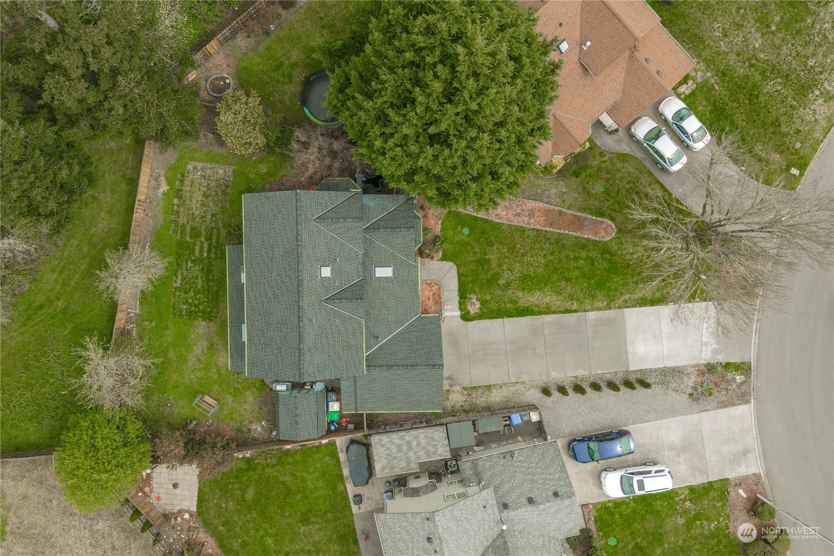 5911 Compton Loop Southeast Lacey, WA 98513 - Photo 25 of 32 an aerial view of a house with a yard