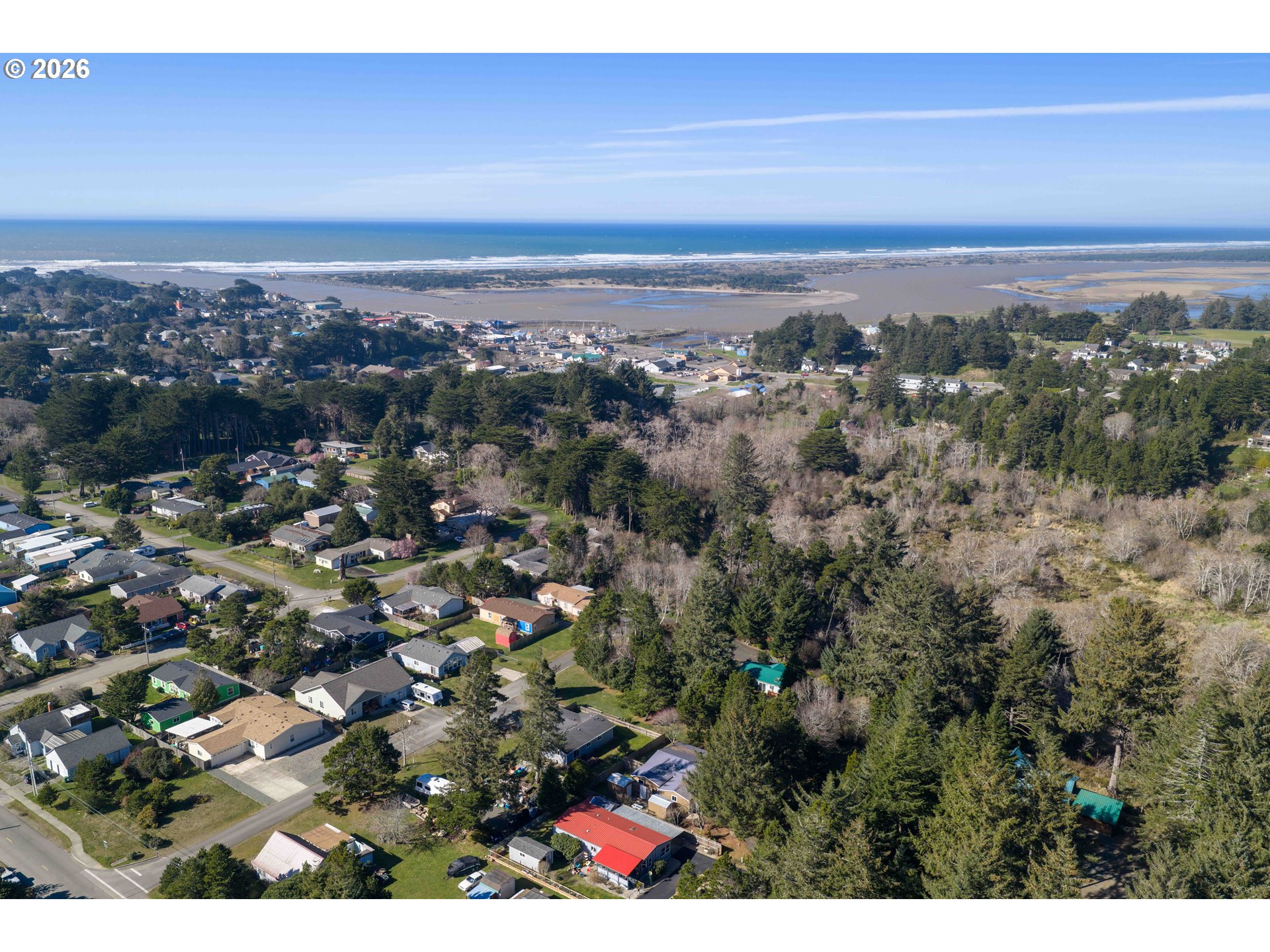 1030 June Avenue Southeast Bandon, OR 97411 - Photo 35 of 43 an aerial view of multiple house