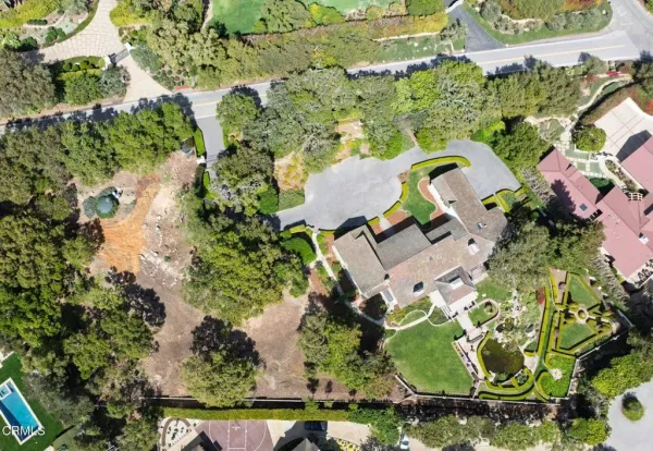 a view of a lake with mountains in the background
