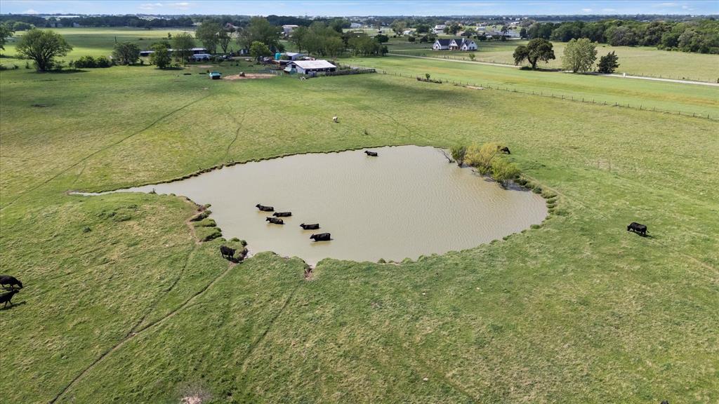 11742 Dane Road Pilot Point, TX 76258 - Photo 33 of 37 an aerial view of a house with a yard