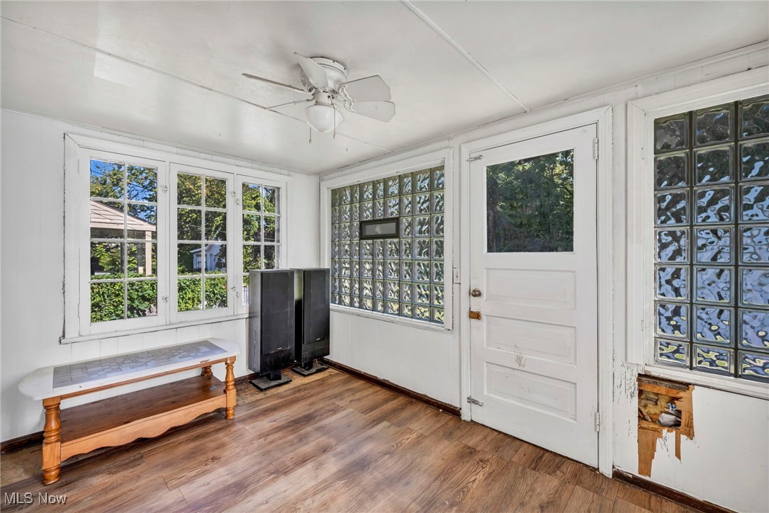 1743 Clarkstone Road Cleveland, OH 44112 - Photo 13 of 24 View of unfurnished sunroom