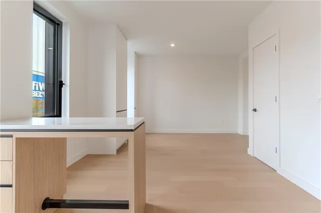 a view of an empty room