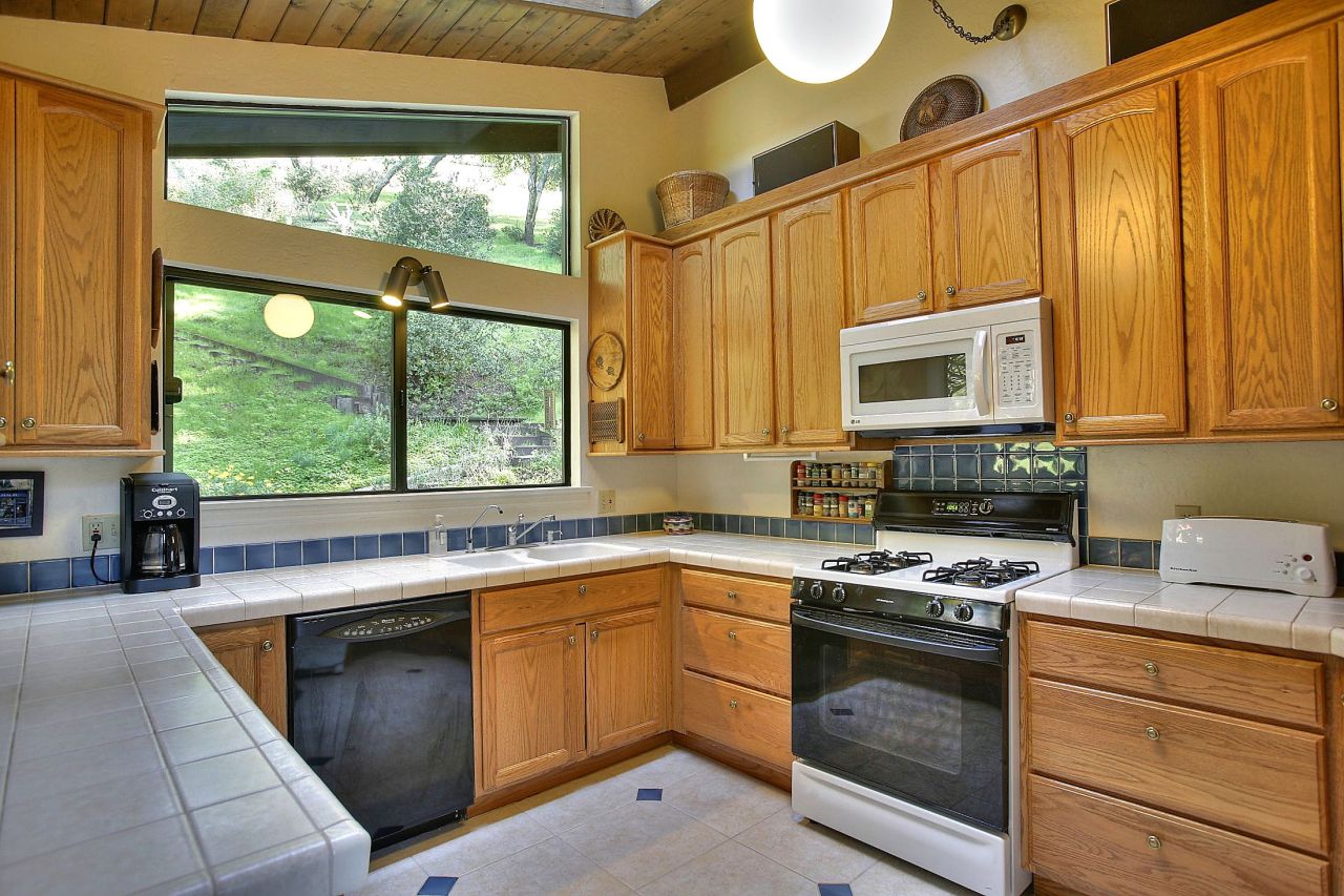1400 Mission Canyon Road Santa Barbara, CA 93105 - Photo 5 of 15 Updated Kitchen with Skylights