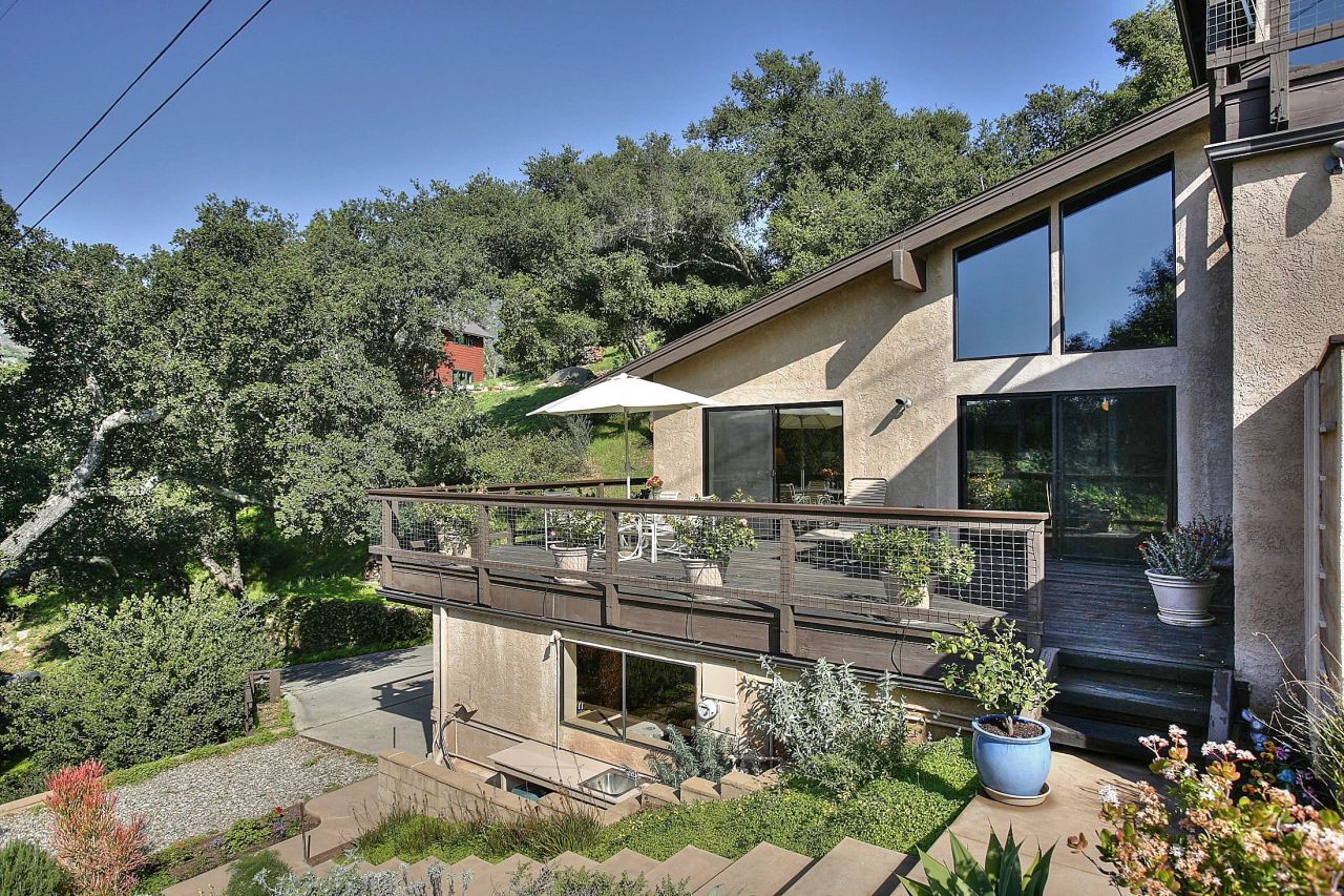 1400 Mission Canyon Road Santa Barbara, CA 93105 - Photo 7 of 15 Home Exterior and Deck