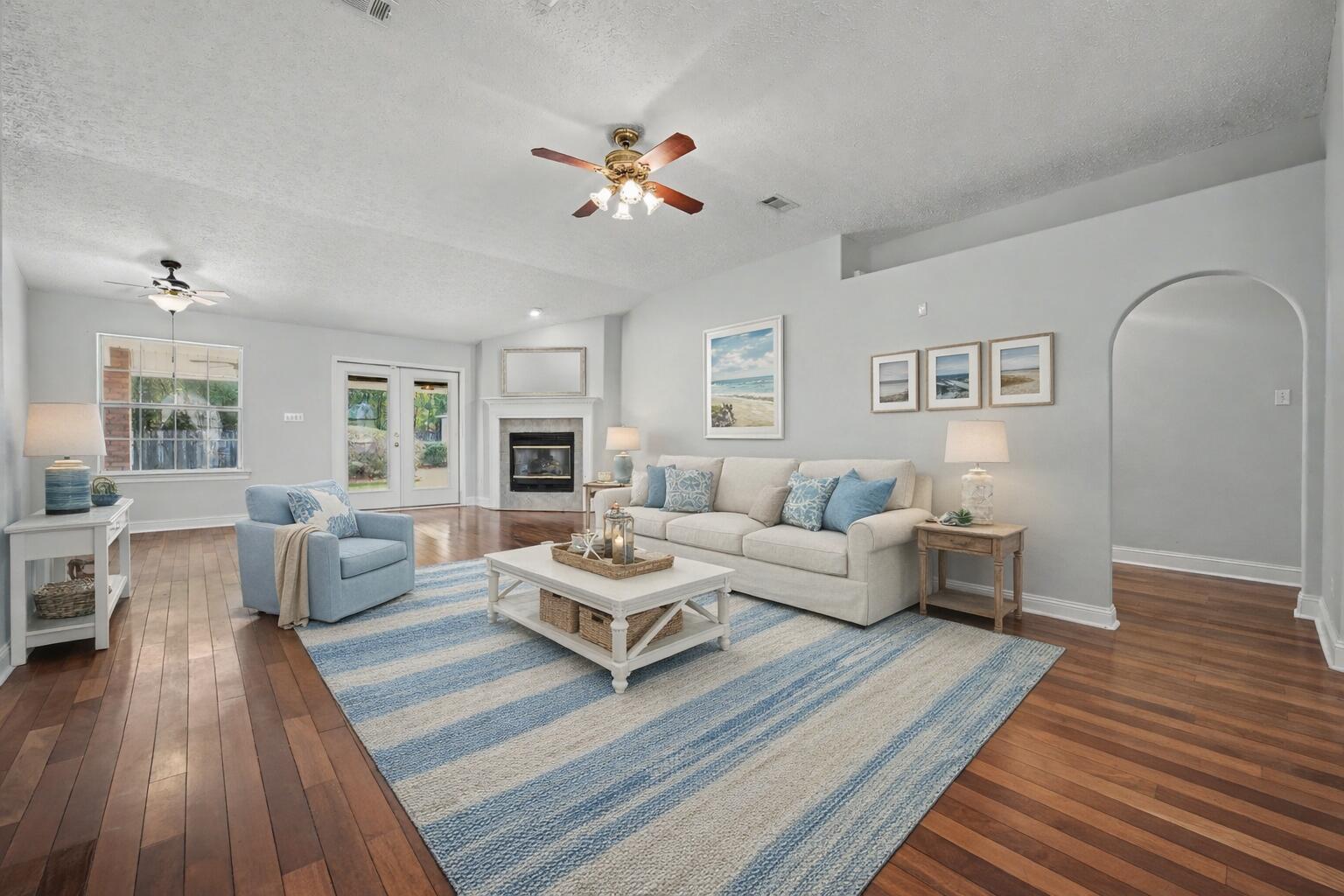 5127 Brookside Drive Pace, FL 32571 - Photo 3 of 25 a living room with furniture and wooden floor