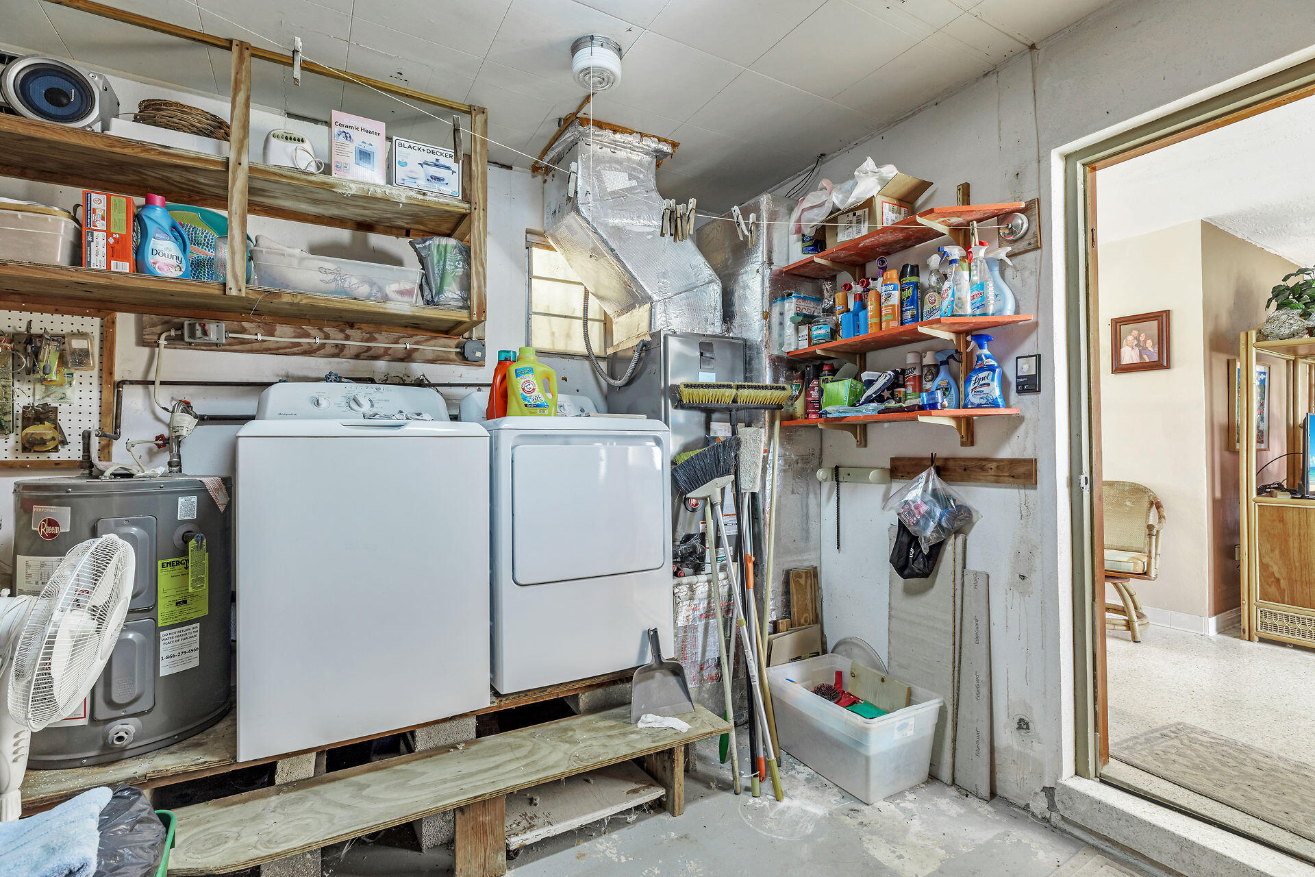 30361 Harding Road Big Pine Key, FL 33043 - Photo 31 of 33 a storage room with washer and dryer