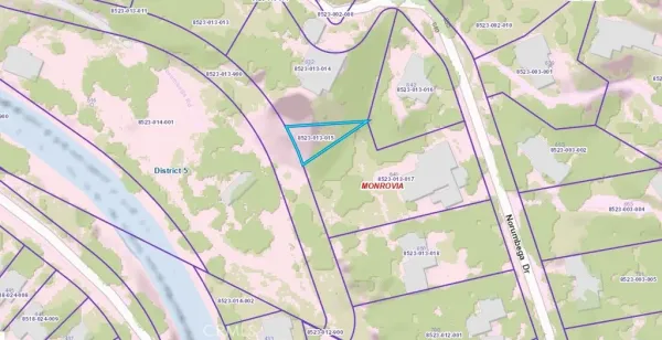 a aerial view of an entryway