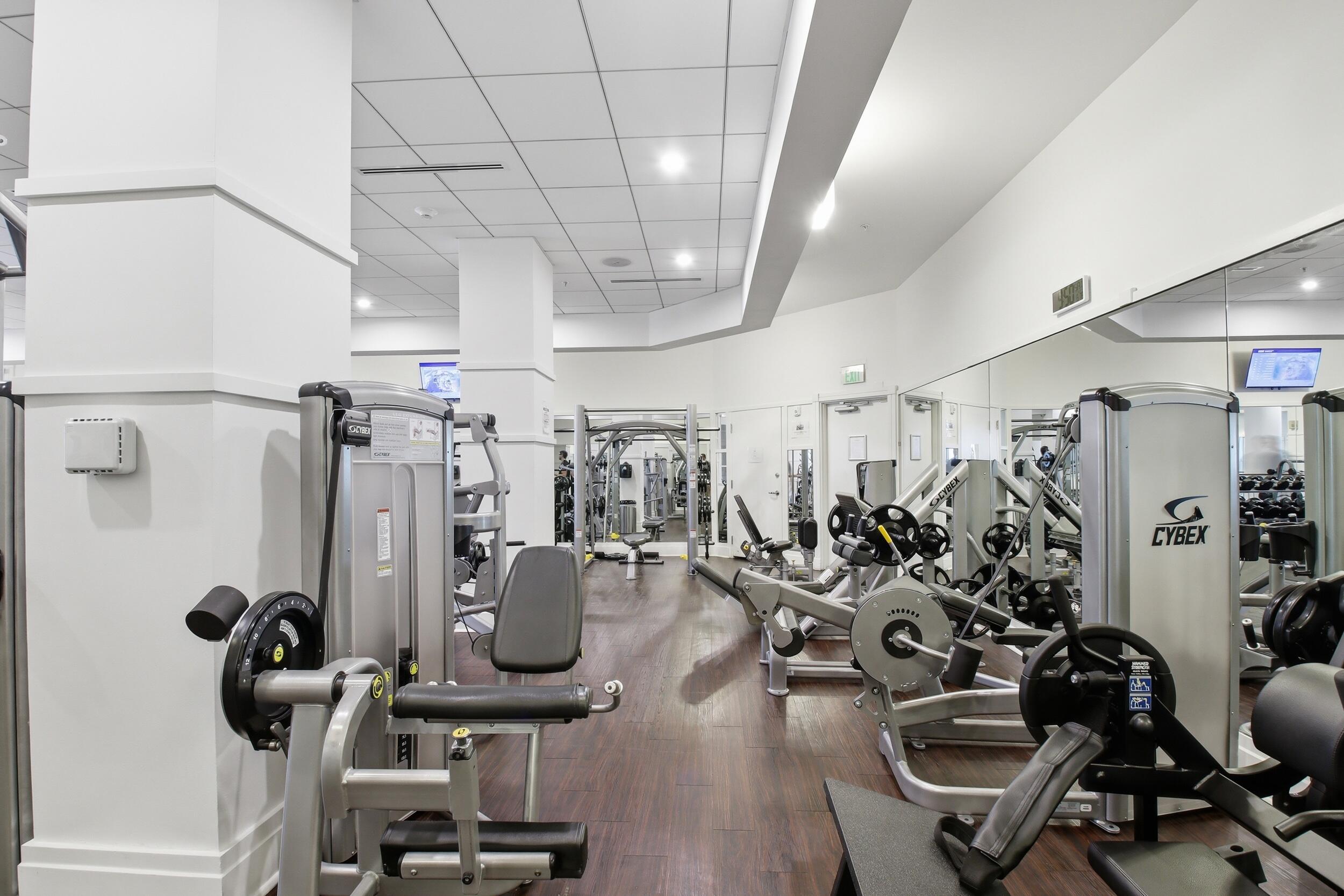 701 Brickell Key Boulevard, Unit 610 Miami, FL 33131 - Photo 37 of 40 a view of a room with gym equipment