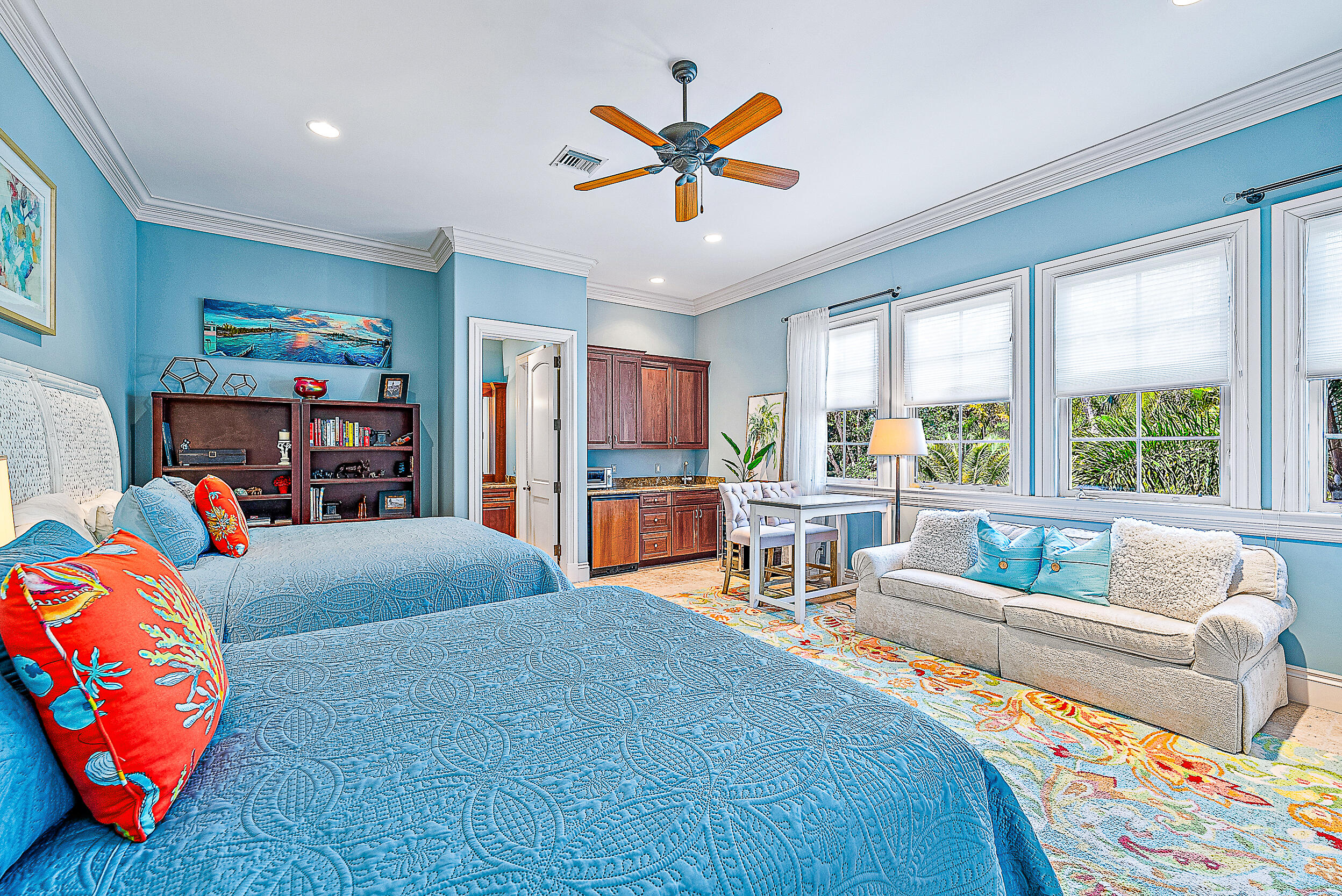 337 Old Jupiter Beach Road Jupiter, FL 33477 - Photo 34 of 38 a living room with furniture and a large window
