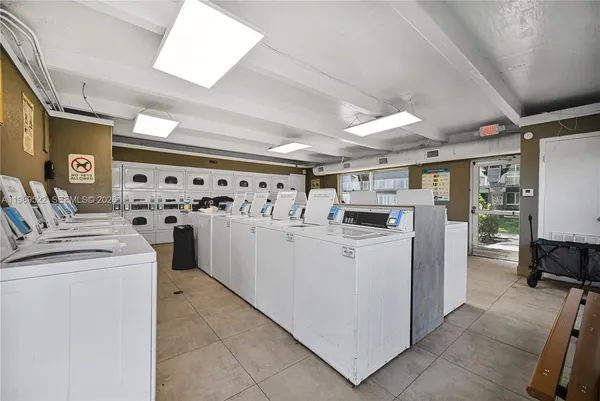 a room with storage and utility