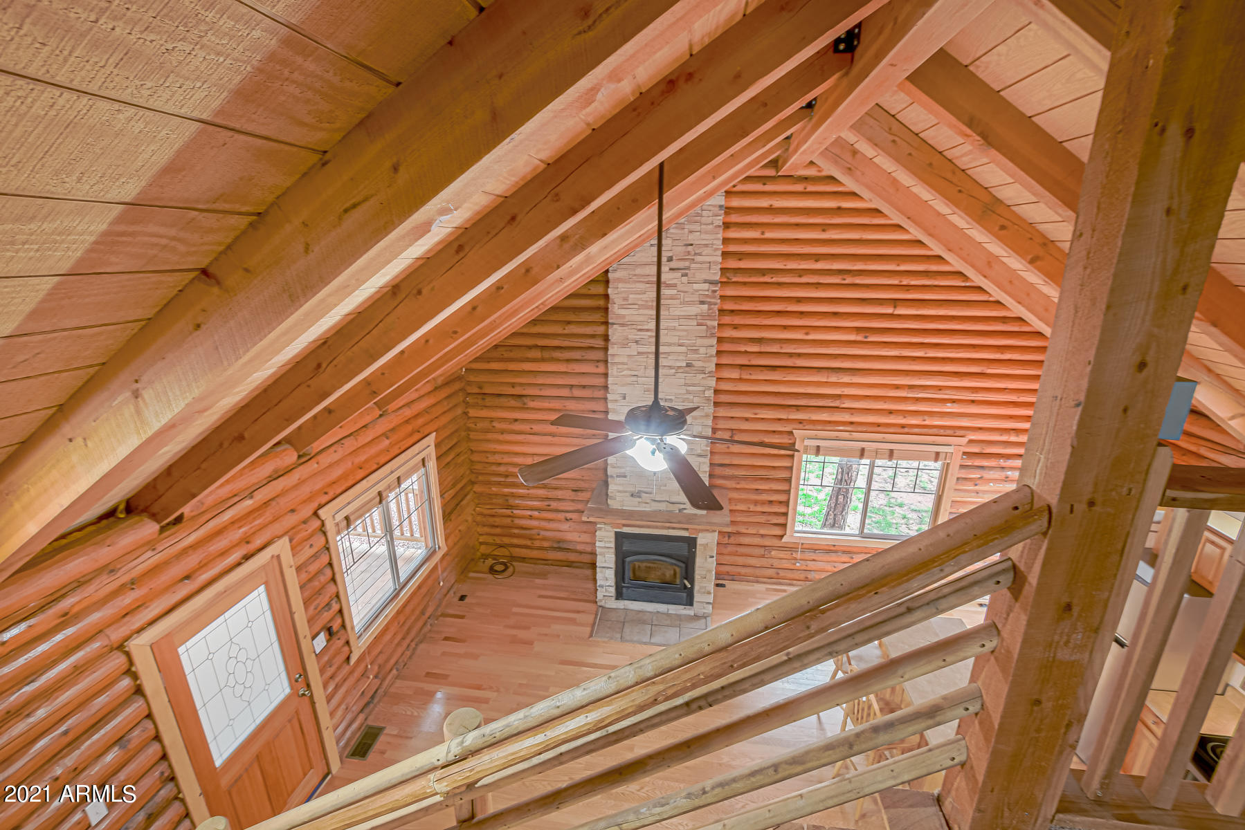 3967 Bloody Basin Road Pine, AZ 85544 - Photo 31 of 38 Looking Down from Loft