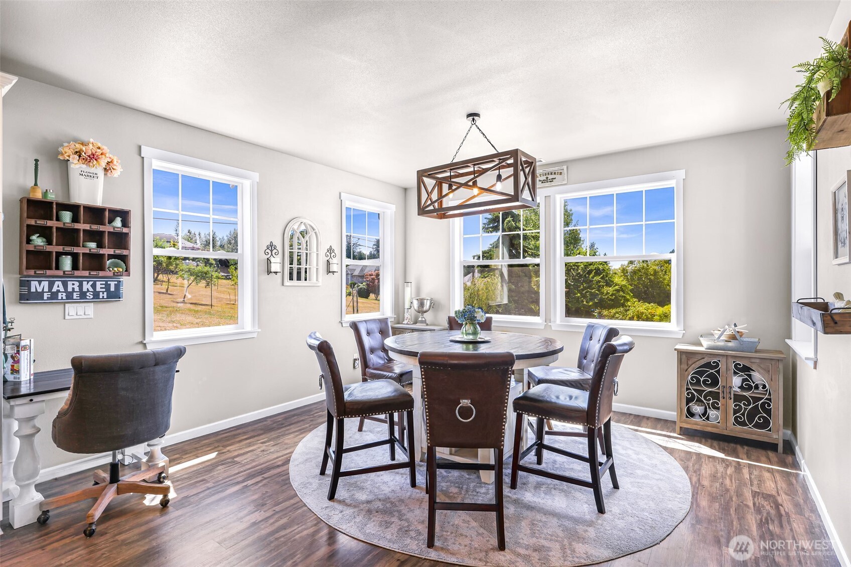 19727 Skyridge Road Mount Vernon, WA 98274 - Photo 8 of 32 a view of a dining room with furniture window and outside view