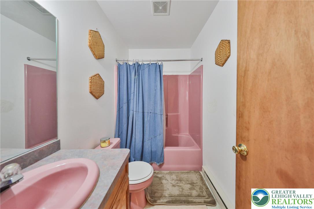 4608 Pine Ridge Drive West Bushkill, PA 18324 - Photo 36 of 62 Functional full bathroom with shower and vanity offers everyday convenience.