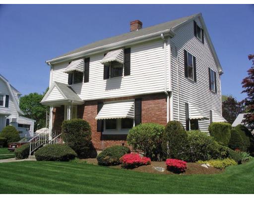 16 Fernwood Road Newton, MA 02465 - Photo 1 of 3 a front view of a house with a yard