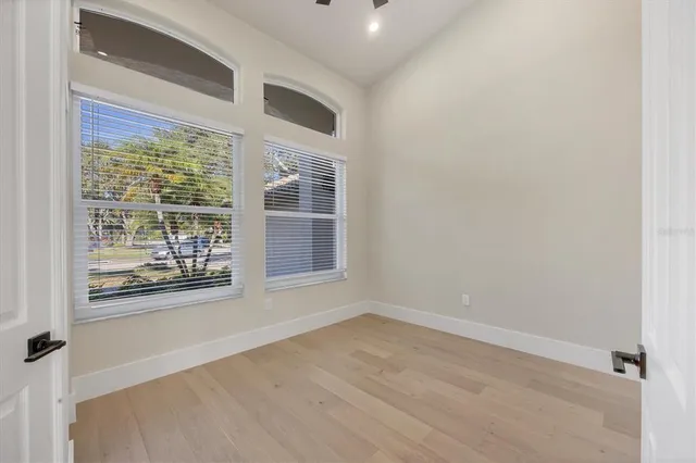 a view of a golf course