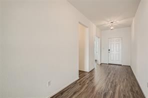 700 Mallow Road Leander, TX 78641 - Photo 4 of 28 Gleaming wood-look floors guide guests from the front door down a long, welcoming entryway.