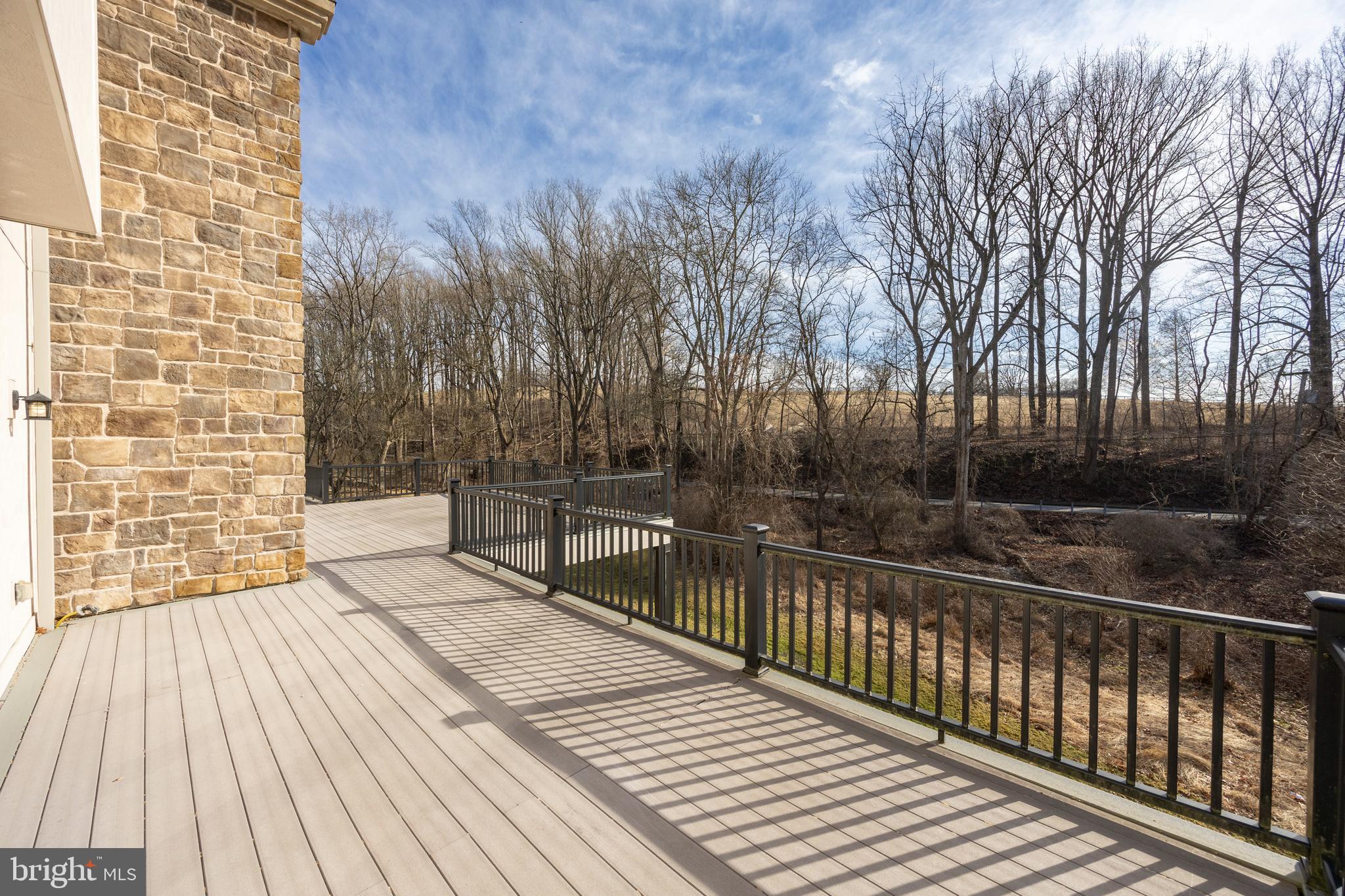 115 Bullock Road Chadds Ford, PA 19317 - Photo 39 of 50 a view of balcony with wooden floor and fence