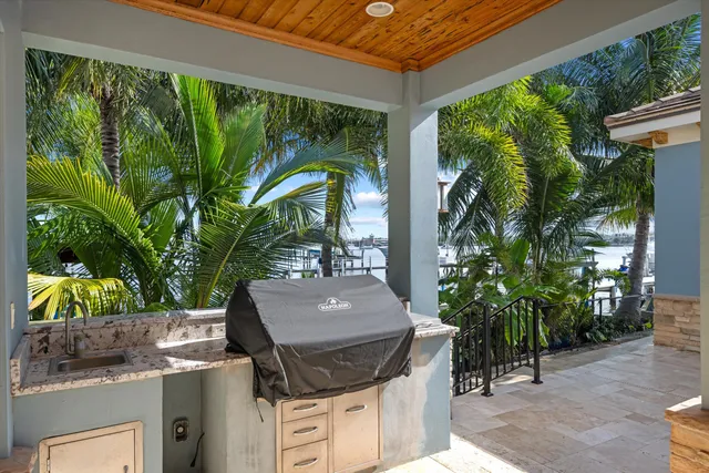 a house view with a garden space