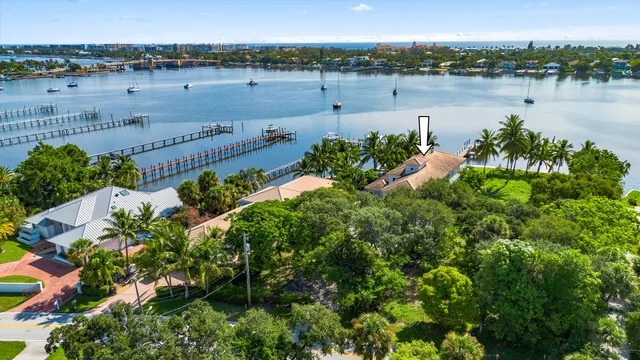 a view of a lake with outdoor space