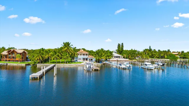 a view of a lake with outdoor space