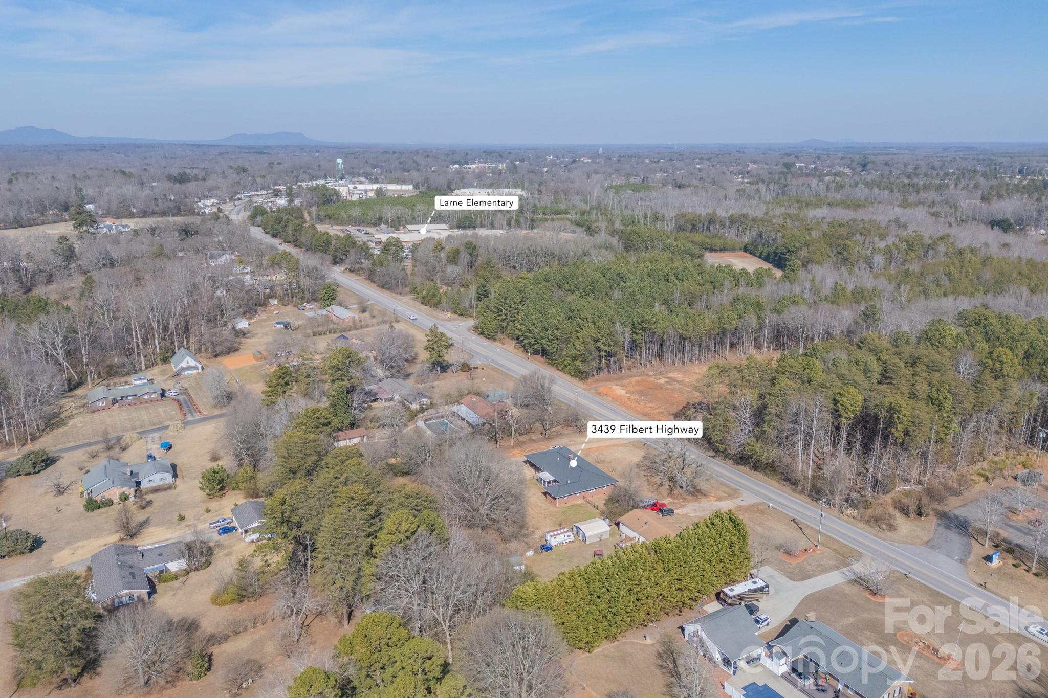 3439 Filbert Highway Clover, SC 29710 - Photo 24 of 28 a view of a city with mountain view