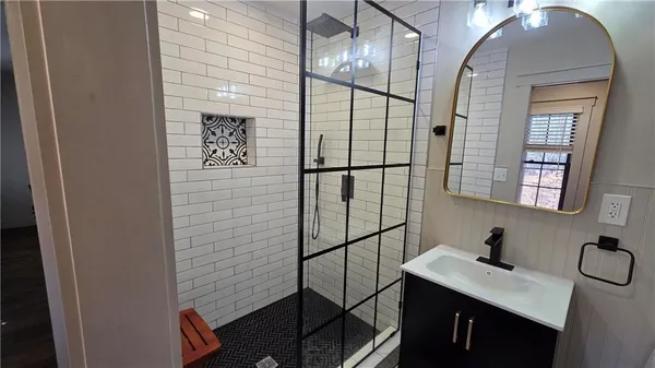 a view of balcony with chairs