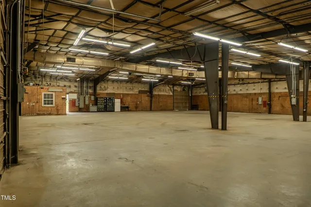 a view of parking garage