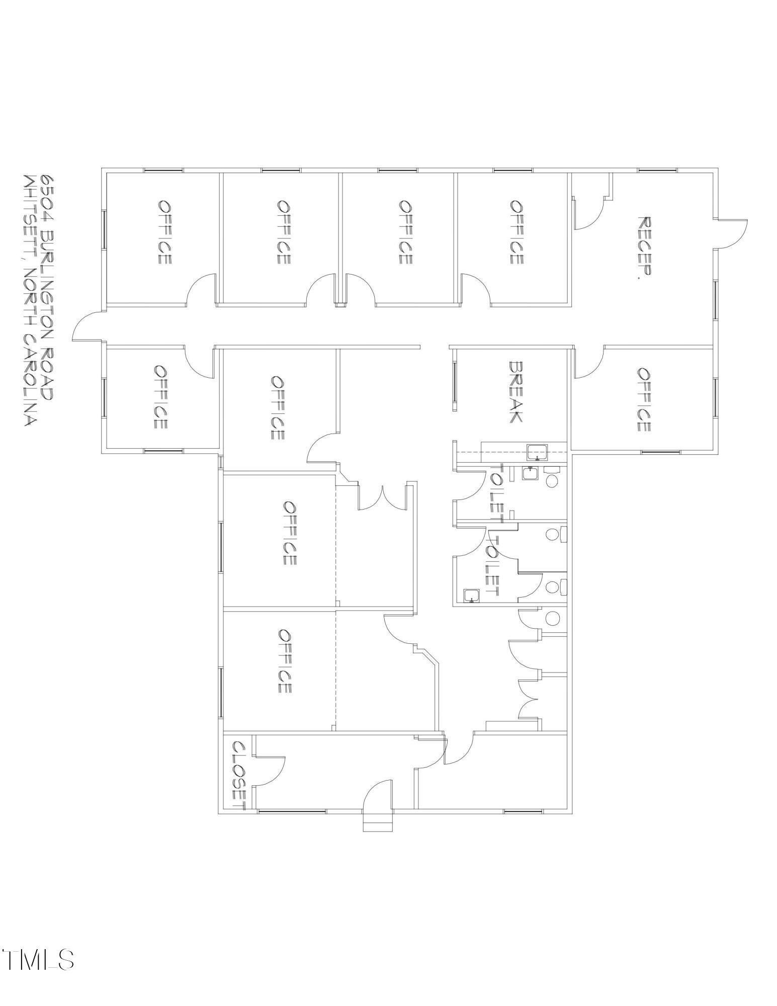 6504 Burlington Road Whitsett, NC 27377 - Photo 33 of 34 a black and white photo of a painting