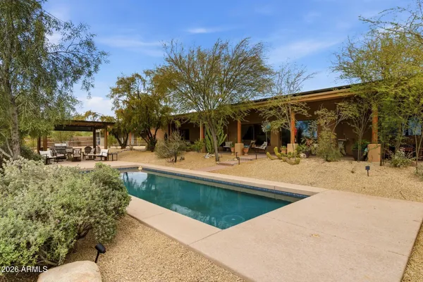 a view of outdoor space and deck