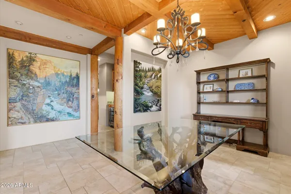 a view of a livingroom with furniture and window
