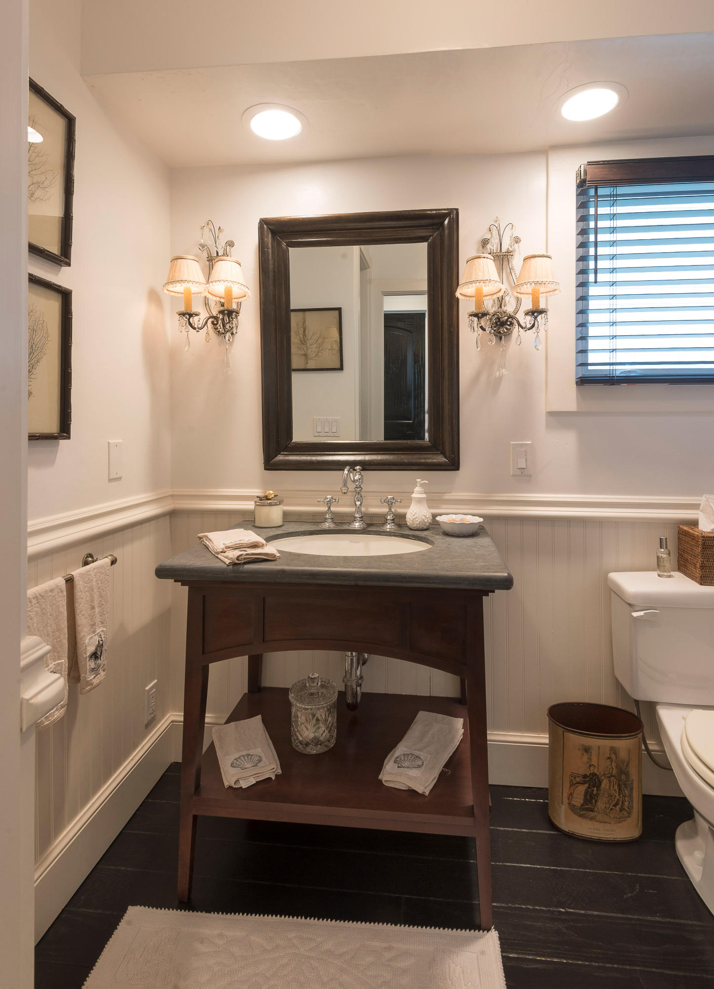 3555.5 Padaro Lane Carpinteria, CA 93013 - Photo 13 of 20 a bathroom with a sink and a mirror