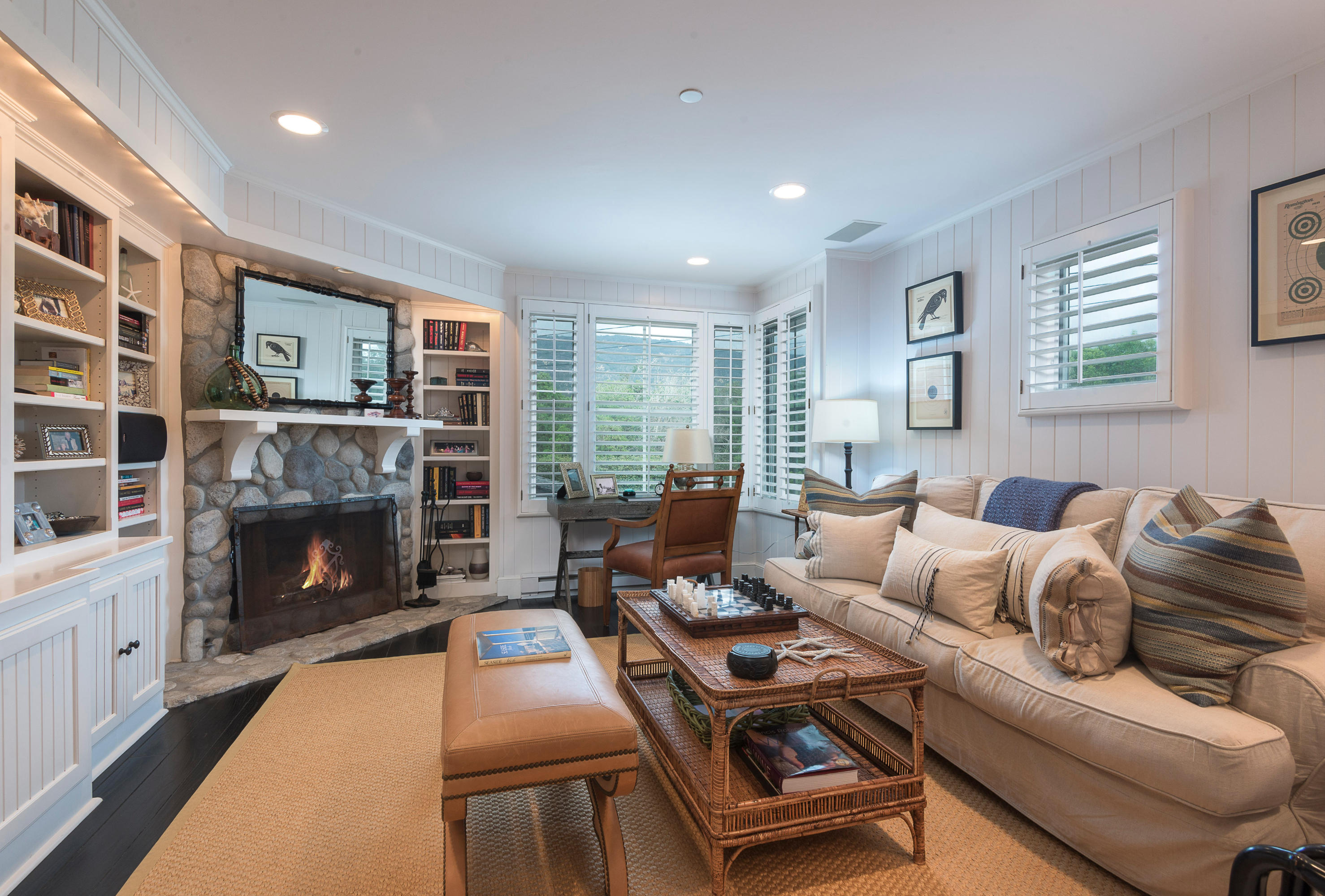 3555.5 Padaro Lane Carpinteria, CA 93013 - Photo 6 of 20 a living room with furniture and a fireplace