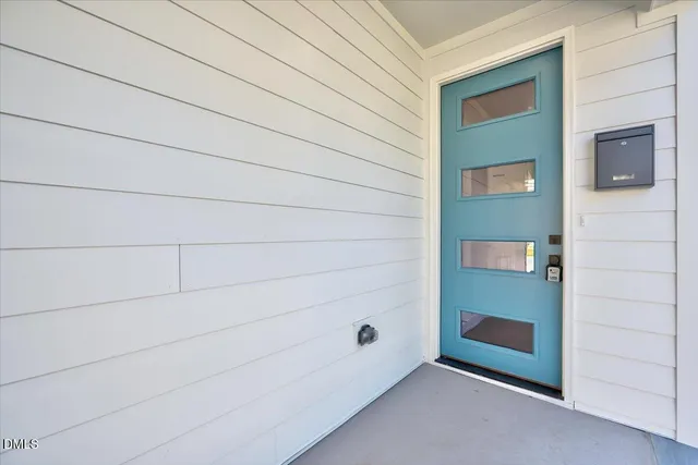 a front view of a house with a porch
